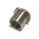 GUNSNZ 1/2x28 to 5/8x24  SS Adapter SS Silver