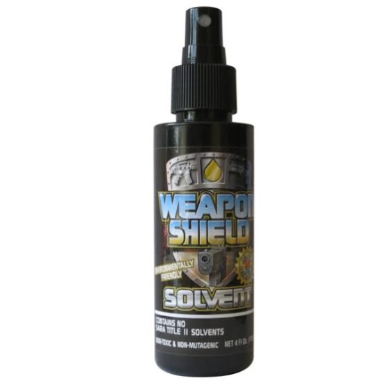 Weapon Shield Solvent- 4 oz. bottles