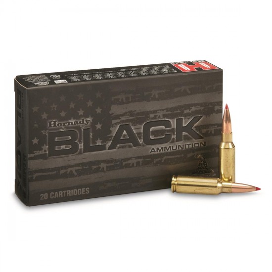 Hornady 6.5 Grendel ELD Match Black 123gr Polymer Tip 20 Rounds