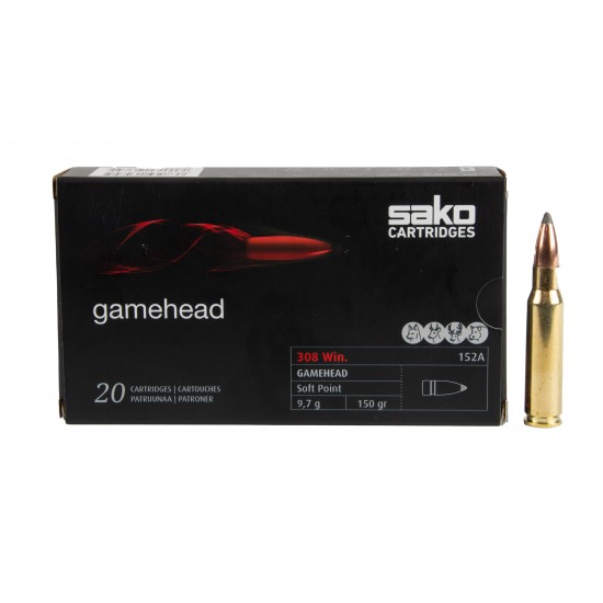 Sako 308 Gamehead 150gr Soft Point