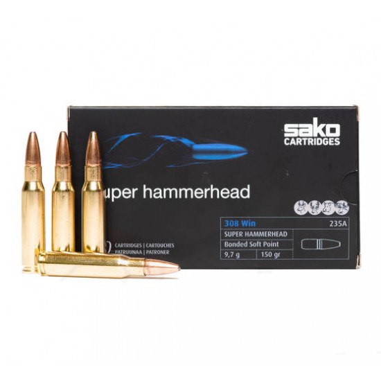 Sako 308 Super Hammerhead 150gr Soft Point