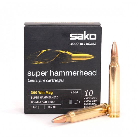 Sako 300 Win Mag Super Hammerhead 180gr Soft Point