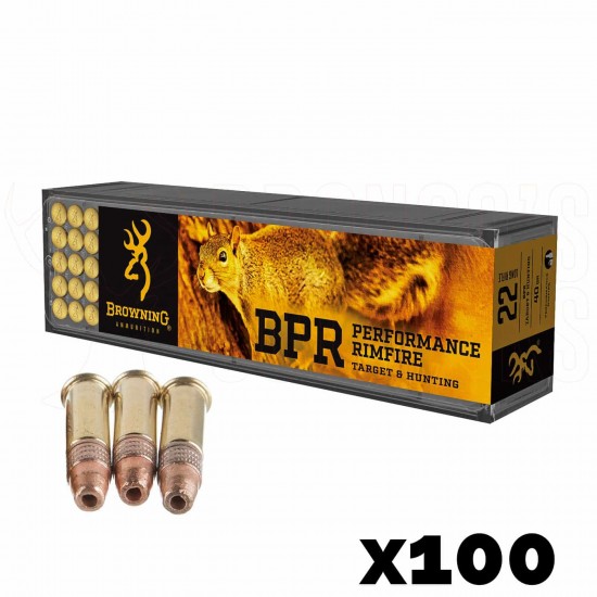 Browning BPR Hollow Point .22LR 100 Rounds