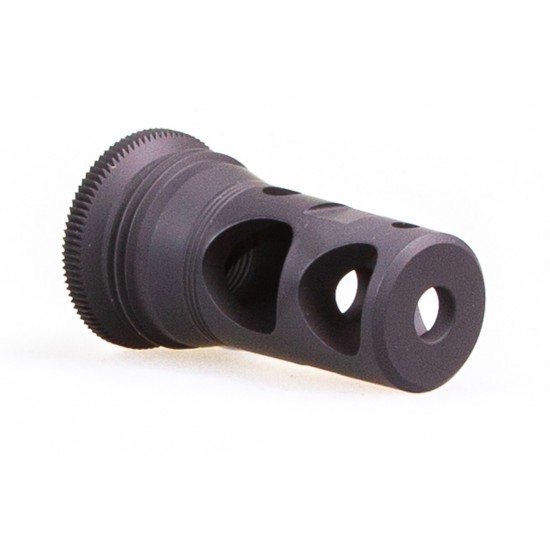 Oceania Defense 556 Ratchet Lock Muzzle Brake 2 port 1/2 x 28
