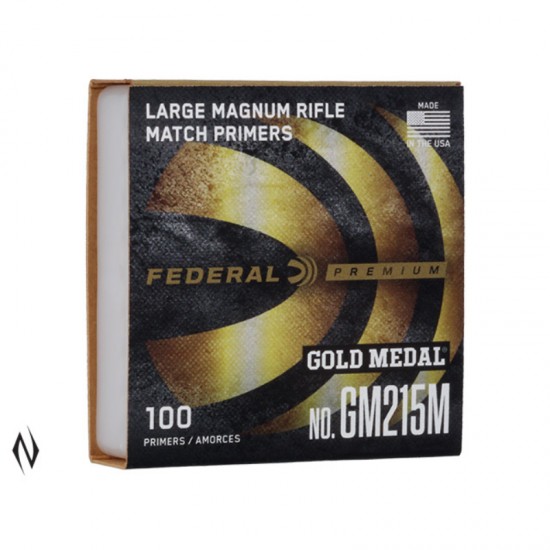 Federal Primers Large Rifle Magnum Match 100 FGM215M Federal Primers Large Rifle Magnum Match 100 FGM215M