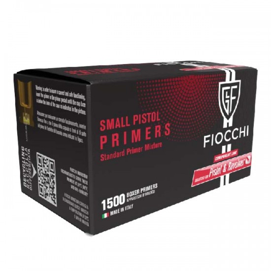 Fiocchi Small Pistol Primers per 1500