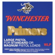 WINCHESTER LARGE PISTOL PRIMERS BOX OF 100 - WLR