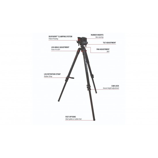 BOG DEATHGRIP TRIPOD CARBON FIIBRE BOG DEATHGRIP TRIPOD CARBON FIIBRE