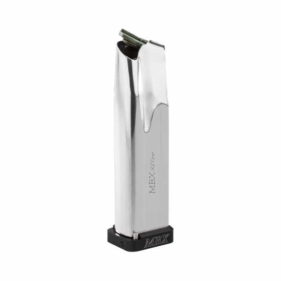 MPA MBX 9MM MAGAZINE 141.25MM WITH BLACK BASE PAD