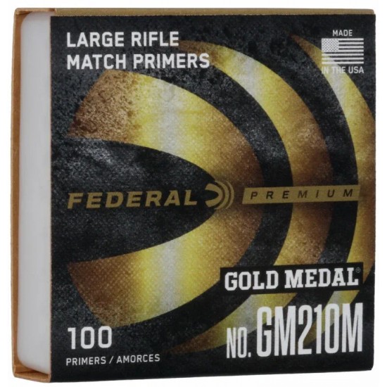 Federal Primers Large Rifle Match 100