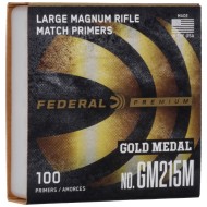 Federal Primers Large Rifle Magnum Match 100 FGM215M