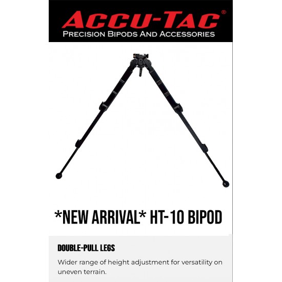 ACCU-TAC HT-10 DOUBLE PULL BIPOD PICATINNY MOUNT
