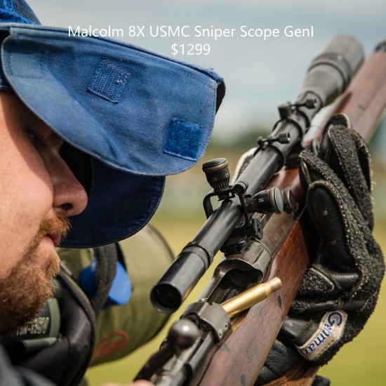 Hi-Lux Malcolm 8X USMC Sniper Scope (Gen I) Pre-Order