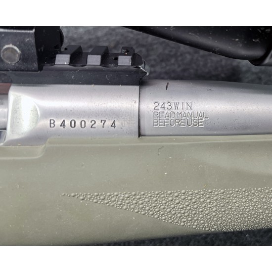 Howa Model 1500SS 243 with Scope and Suppressor Used