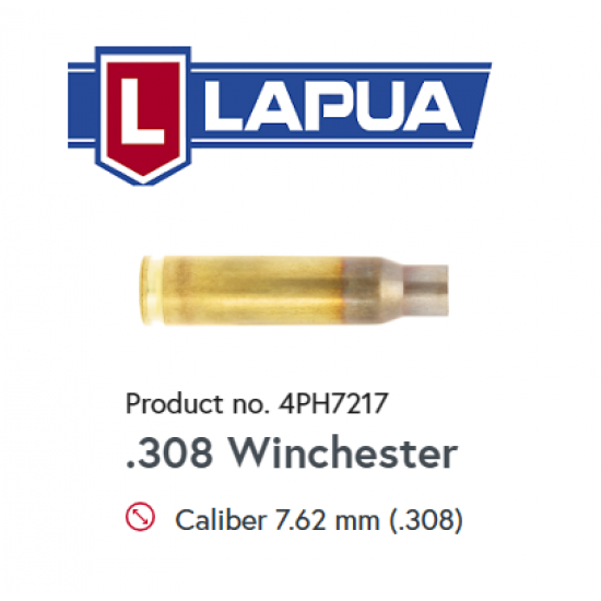Lapua Brass 308 Win 100pk