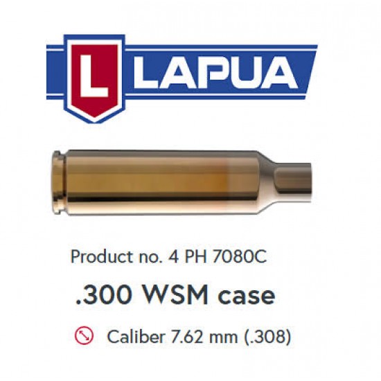 Lapua Brass 300 Wsm 100PK