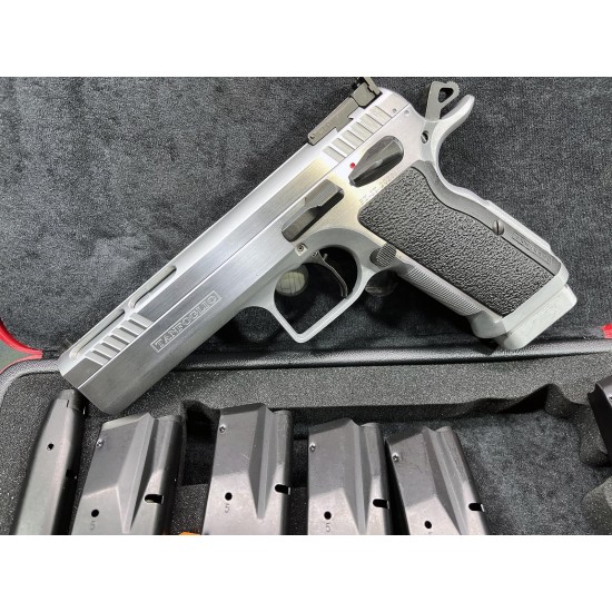 Tanfoglio Stock II 40SW SAO 5" Slide Bull Barrel LF 6 Mags.