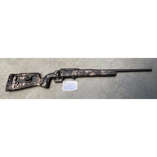 MPA Curtis Axiom Action PLATINUM – 6.5 CM with #3 22" Barrel and Greyboe Terrain Stock Custom Cameo