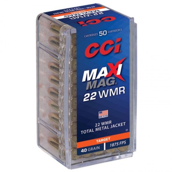 CCI Maxi Mag Hollow Point .22 WMR 40gr Box 50