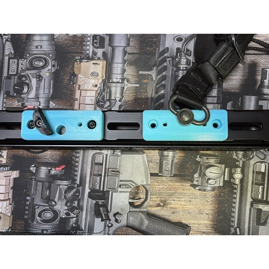 GUNSNZ MLOK External Weights Set of 2 Units 80mm - 430g