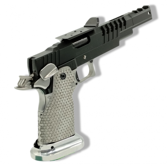 MPA DS9 Open Black & SIlver9mm Major