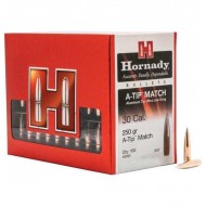 Hornady 30 Cal .308 250 gr A-TIP® Match Box of 100