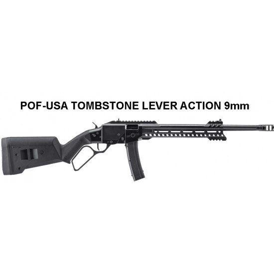 POF-USA TOMBSTONE LEVER ACTION 9mm Black 16.5” 