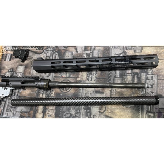 Ruger Precision CustoM 22LR Integrated Supressed Barrel. 