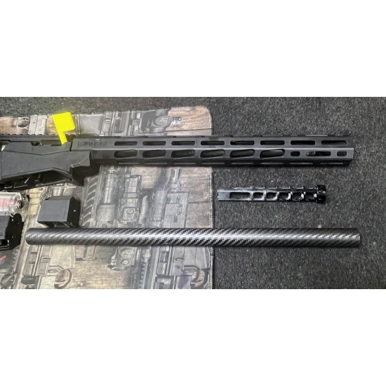 Ruger Precision CustoM 22LR Integrated Supressed Barrel. 