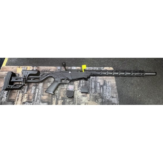 Ruger Precision CustoM 22LR Integrated Supressed Barrel. 