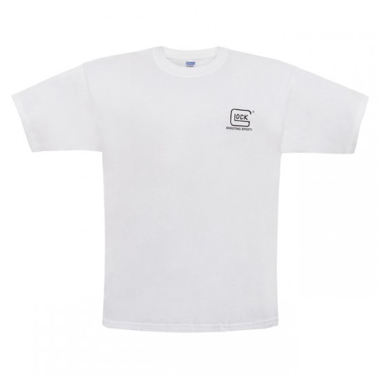 Glock T-Shir Sports Short Sleeve White