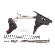 ZEV PRO TRIGGER 9MM CURVED FACE UPGRADE ULTIMATE KIT 4TH GEN W RED SAFETY