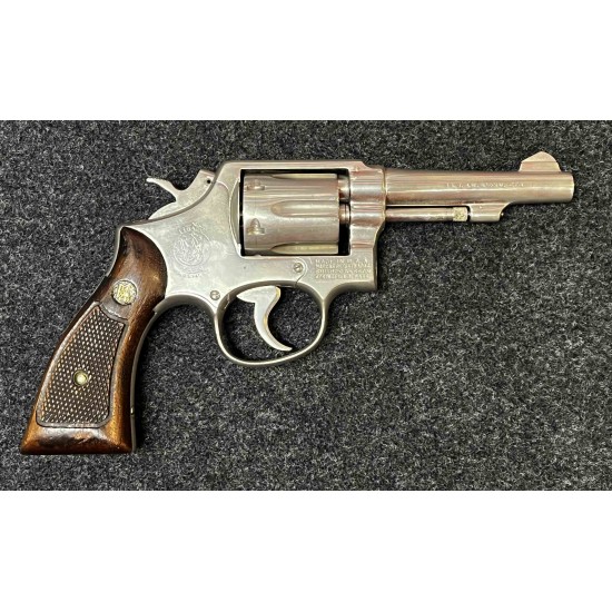 S&W Model 10-5 38 Special 4" NICKLE 1962 