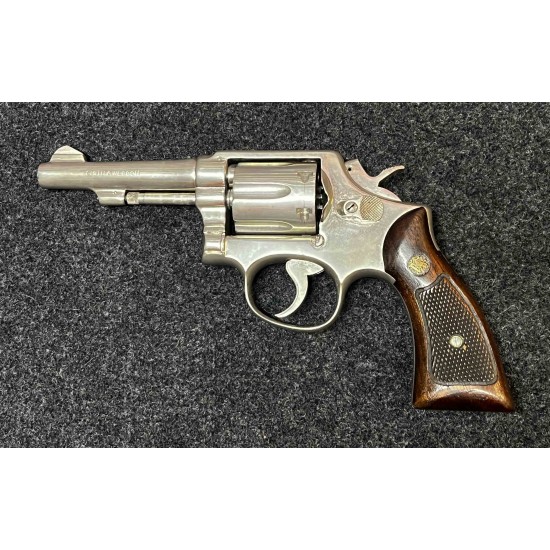 S&W Model 10-5 38 Special 4" NICKLE 1962 