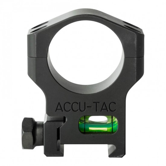 ACCU-TAC 34MM SCOPE RING WITH BUBBLE LEVEL.