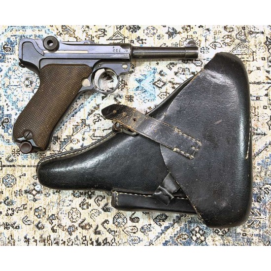 LUGER 1918 ERFUR 9mm AND HOLSTER