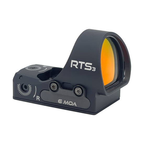 C-More RTS3B High Performance Red Dot Sight, BLACK - 6 MOA