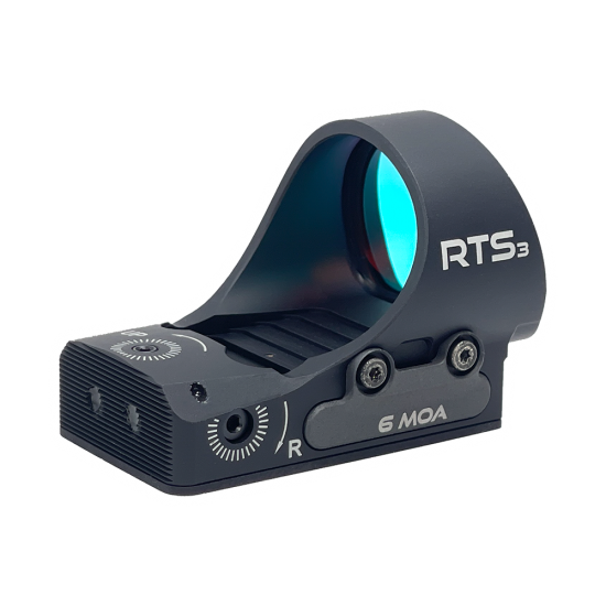 C-More RTS3B High Performance Red Dot Sight, BLACK - 6 MOA