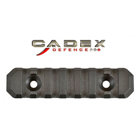 Cadex M-LOK Aluminum Bipod Rail 3.5", Strike Chassis