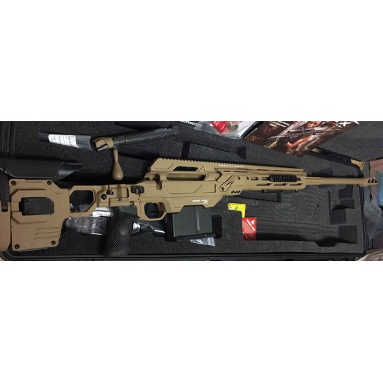 CADEX PRECISION RIFLE – CDX-40 SHADOW 32” Folding Stock TAN 375CT PACKAGE