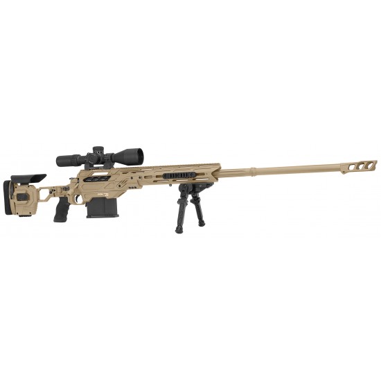 CADEX PRECISION RIFLE – CDX-40 SHADOW 32” Folding Stock TAN 375CT PACKAGE