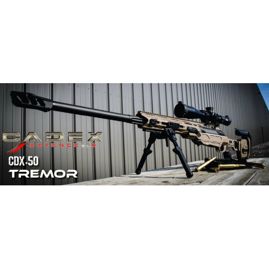 CADEX PRECISION RIFLE – CDX-50 TREMOR TAN 32” 50BMG Package Pre-Order