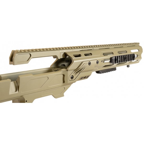 CADEX PRECISION RIFLE – CDX-40 SHADOW 32” Folding Stock TAN 375CT PACKAGE