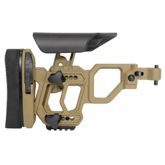 CADEX PRECISION RIFLE – CDX-40 SHADOW 32” Folding Stock TAN 375CT PACKAGE