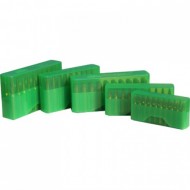 MTM Slip Top 20 Round Rifle Ammo Box 243, 308, 270, 30-06cal - Clear Green