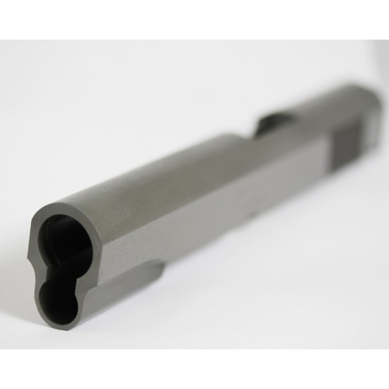 Caspian Government 5" Slide, Carbon WITH standard radius front cut.