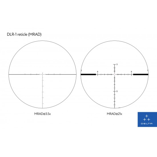 DELTA STRYKER HD 3.5-21X44 FFP MRAD DPRC-1