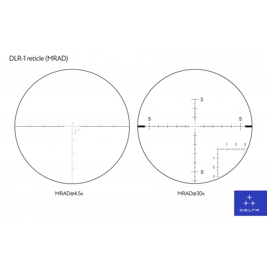 DELTA STRYKER HD 4.5-30X56 FFP MRAD(ILLUMINATED