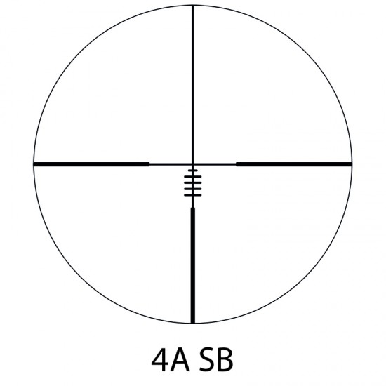 DELTA TITANIUM HD  4-24x50 SFP Riflescope (4A S or 4A SB Reticle with Hunter Turrets)