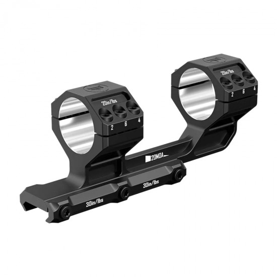 Discovery Optics Heavy Duty Cantilever Scope Mount, 20 MOA, 34mm or 30mm,